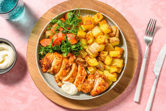 Tandoori Chicken with Bombay Potatoes & Green Beans